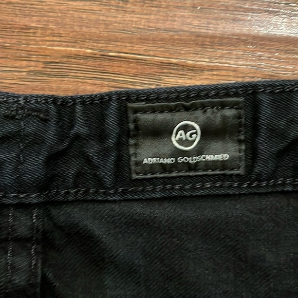 AG Adriano Goldschmied Phoebe High Waisted Tapered Leg Distressed Jeans size 28 - Picture 2 of 7